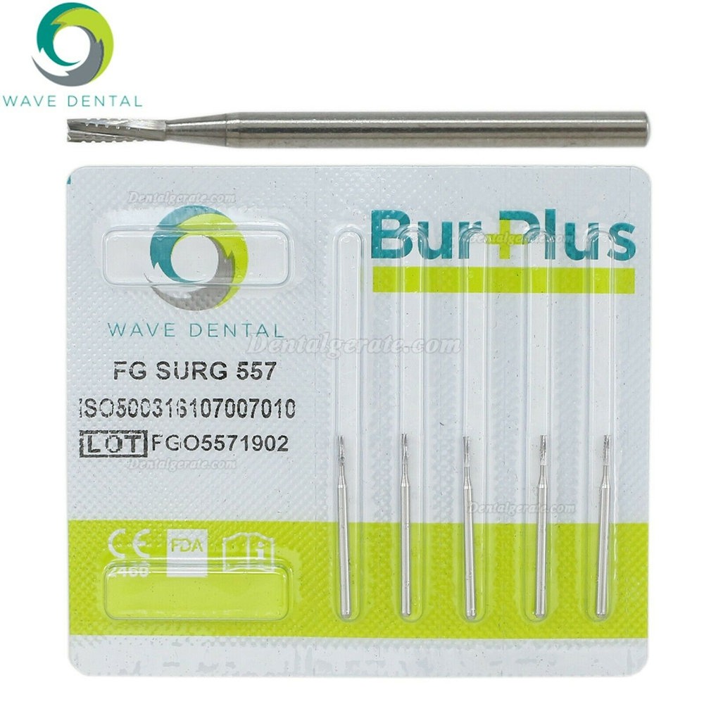 10 St&uuml;ck FG SURG 556 557 558 559 560 FG-Schaft Hartmetallbohrer Zahnmedizin Flache Fissur Zahnbohrer